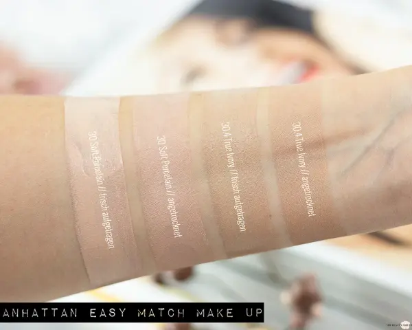 Manhattan Powder Mat Make Up Test: Mattes Finish für ölige Haut?