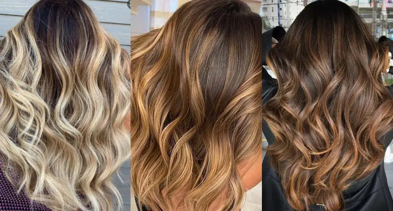 Natürliche Haarfarben Trends Balayage