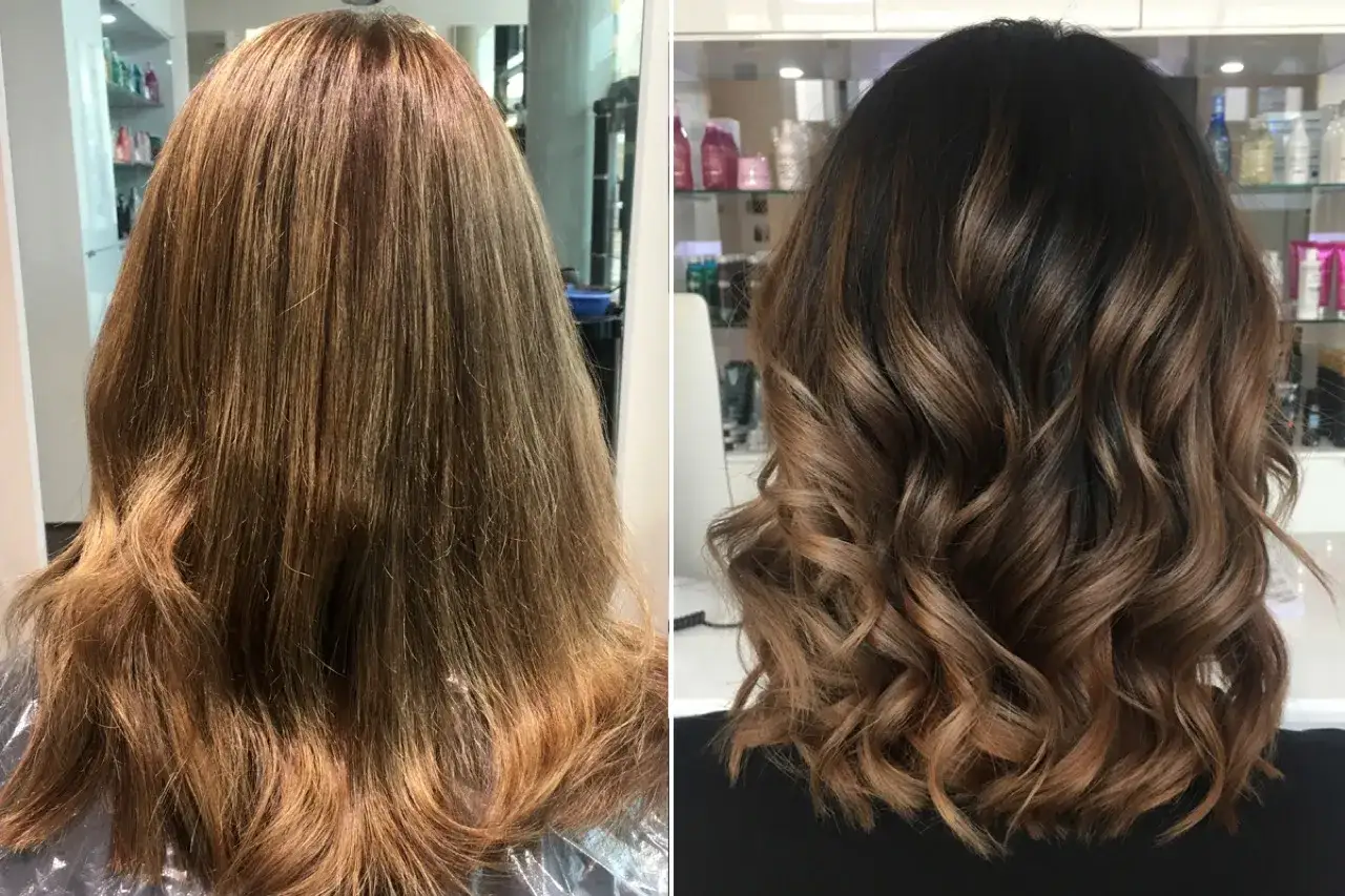 Haarfärbetechniken Balayage Ombre Unterschied