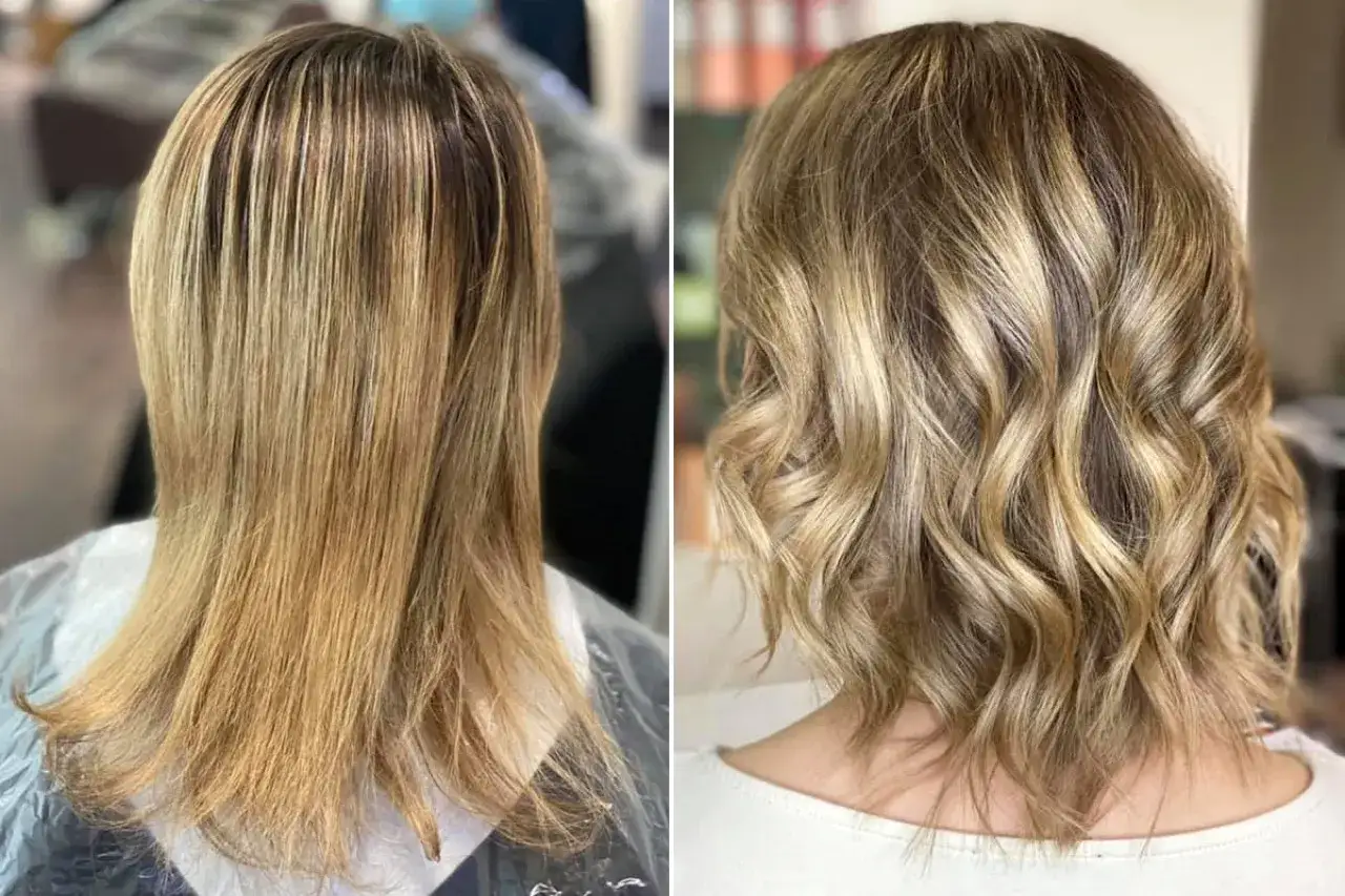 Mittellange Volumenschnitte feines Haar Beispiele