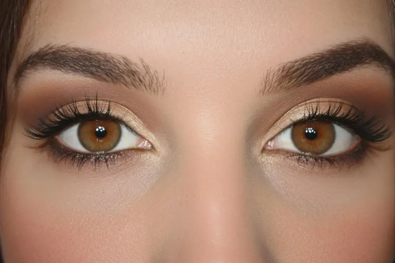 Make-up Farben f&uuml;r braune Augen Farbkreis