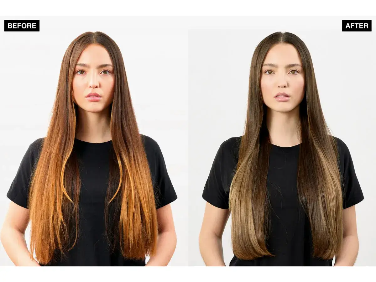 Silbershampoo und Blaushampoo für braune Haare