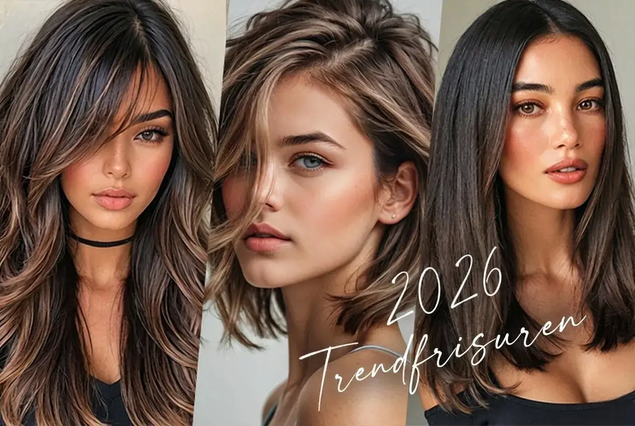 Frisuren für verschiedene Haartypen lang